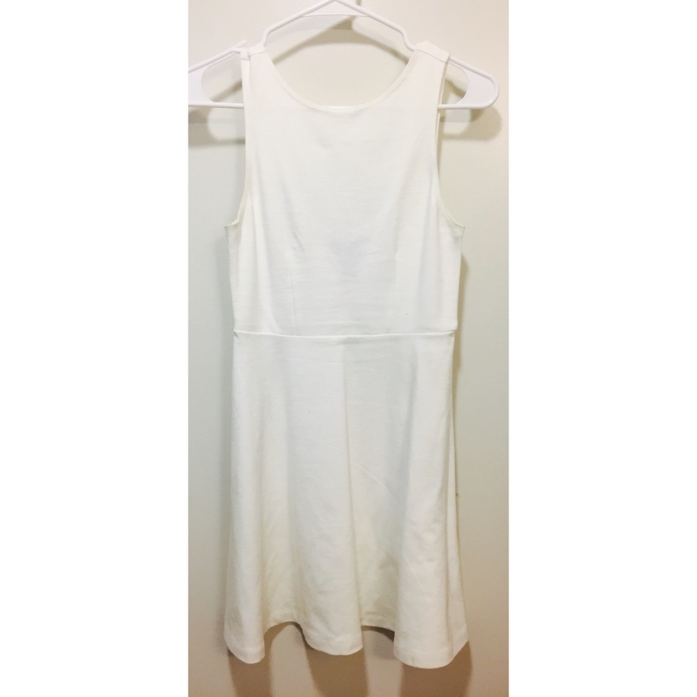 Sleeveless White Dress